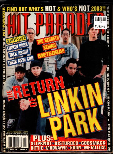 Hit Parader Magazine, April 2003, TU24-1349