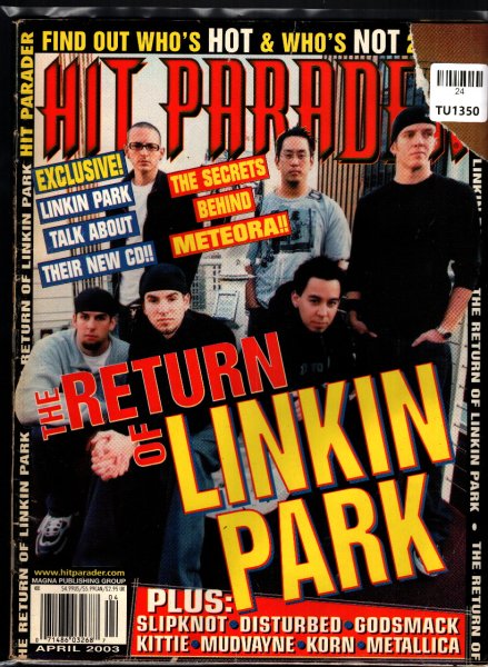 Hit Parader Magazine, April 2003, TU24-1350