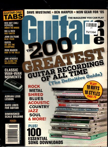 Guitar One Magazine, May 2005, TU24-1364