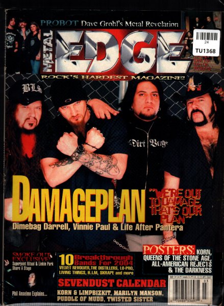 Metal Edge Magazine, March 2004, TU24-1368