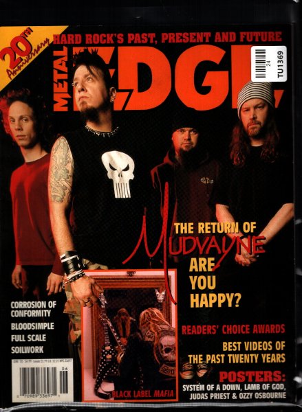 Metal Edge Magazine, June 2005, TU24-1369
