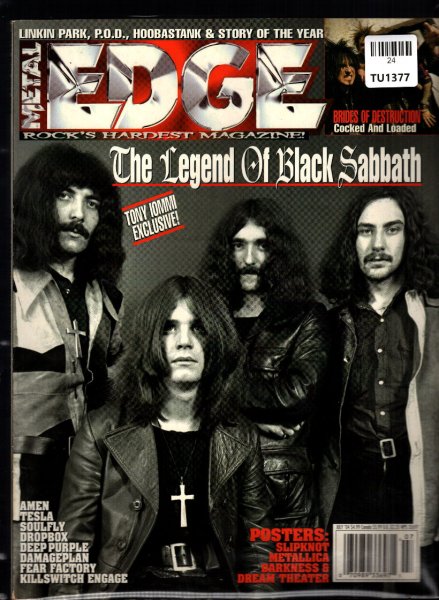 Metal Edge Magazine, July 2004, TU24-1377