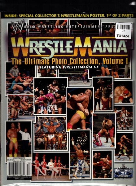 Wrestle Mania Magazine, Volume 1, April 2005, TU24-1424