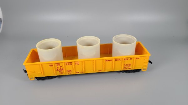 Tyco, Union Pacific Gondola Car with Pipe , 341-B, HO Gauge, TU24-1724