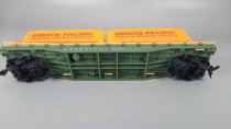 Tyco, Union Pacific Flatbed Car with 2 Trailer Containers, HO Gauge, TU24-1726