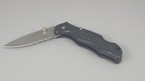 Locking Blade Knife, Black Finish, New, White Tail Cutlery, TU25-0016