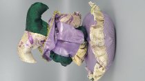No Name Manufacture, Purple/Green Jester, Porcelain, TU25-0045