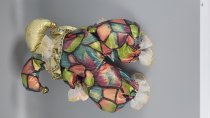 No Name Manufacture, Sit Down, Multi Color Jester, Porcelain, TU25-0046