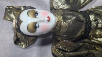 No Name Manufacture, Gold Color, Jester, Porcelain, TU25-0086
