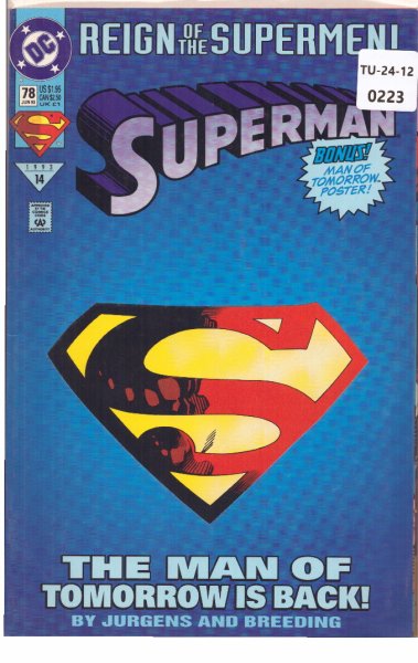 Superman, Comic, Issue 78, TU2412-223