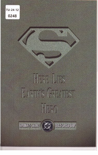 Superman, Comic, Issue 75, TU2412-248