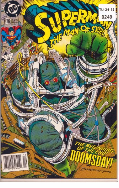Superman, The Man Of Steel, Comic, Issue 10, TU2412-249