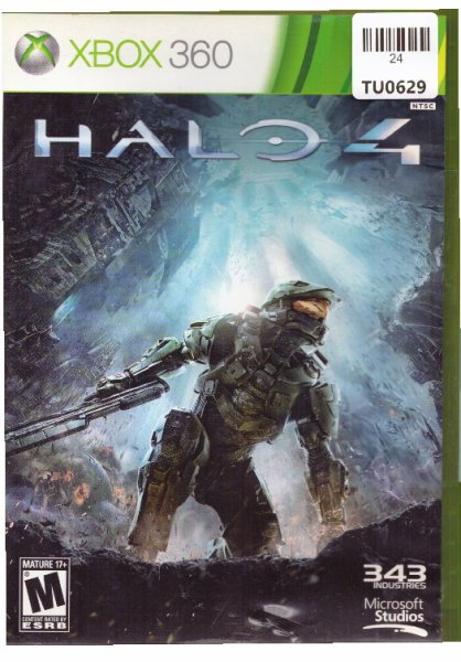 X Box 360, Halo 4, Game, TU24-0629