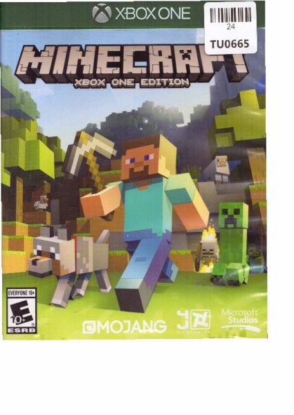 X Box One, Mine Craft, Game, TU24-0665