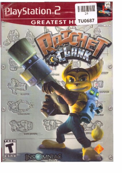 Sony, Play Station 1, Ratchet & Clank, Game, TU24-0687