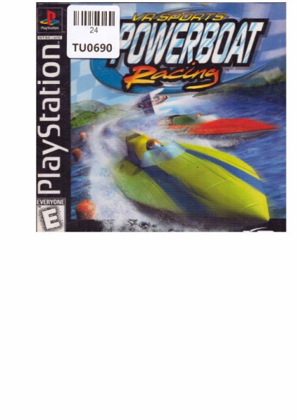 Sony, Play Station 1, VR Sports Power Boat Racing, Game, TU24-0690