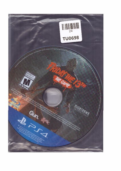 Sony, Play Station 4, Friday The 13th The Game, Game, TU24-0698