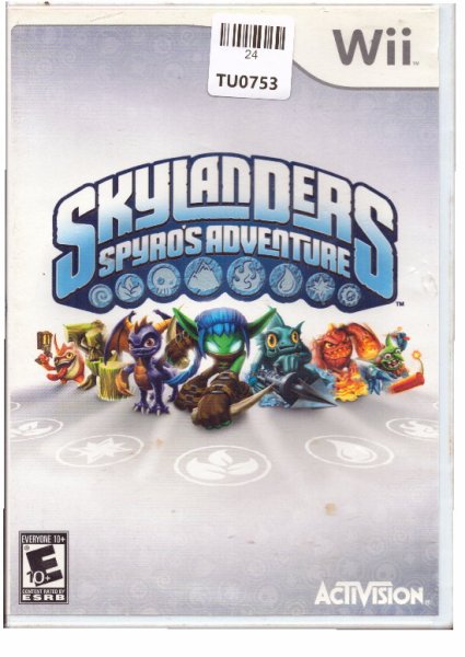 Nintendo, Wii, Skylanders Spyros Adventures, Game, TU24-0753