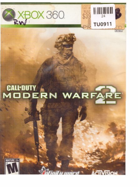 X Box 360, Call Of Duty, Modern Warfare III, Game, TU24-0911