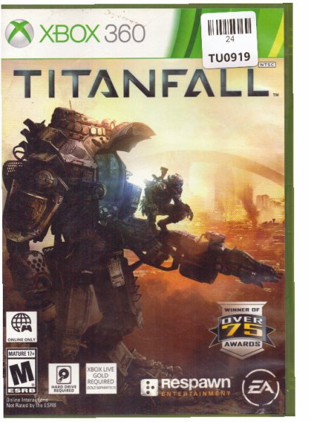 X Box 360, Titanfall, Game, TU24-0919