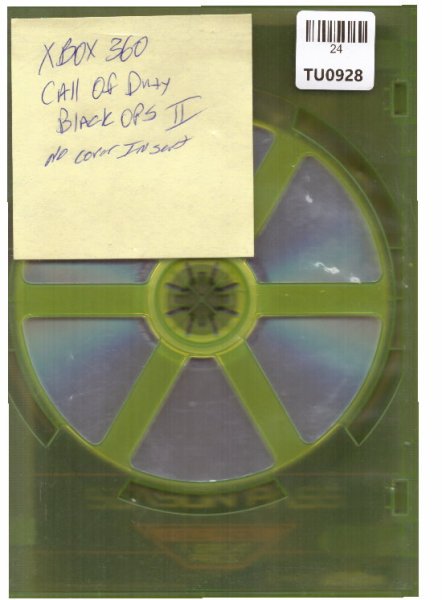 X Box 360, Call Of Duty, Black Ops ii, Game, TU24-0928