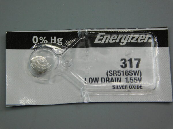 Energizer 317 Button Cell Battery